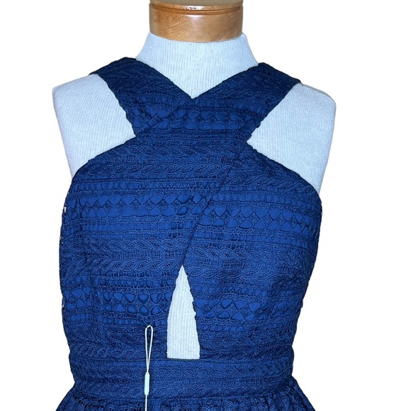 Twosisters The Label Jonas Navy Blue Dress With Cut-Out In Front AUS 12 … - Picture 4 of 15